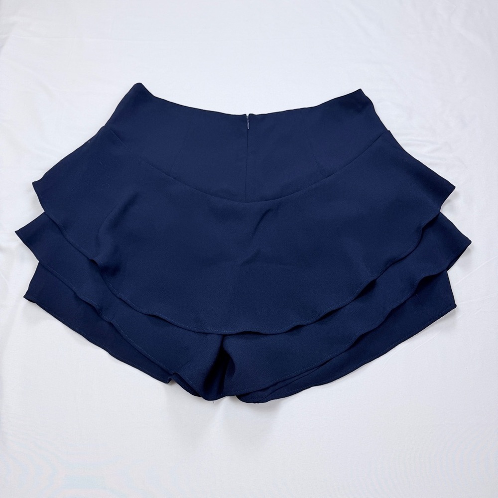 Eloquii Navy Layered Women's Skorts